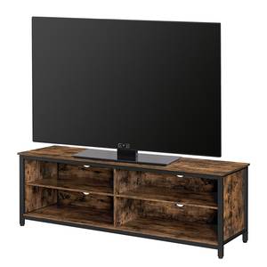 Tv-meubel Leesville bruin/zwart