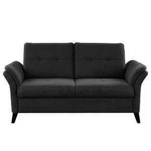 Sofa Wintertime (2-Sitzer) Webstoff Palila: Schwarz