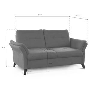 Sofa Wintertime (2-Sitzer) Webstoff Palila: Beere