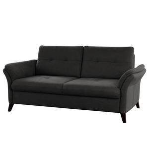 Sofa Wintertime (3-Sitzer) Webstoff Palila: Schwarz