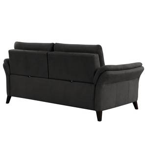 Sofa Wintertime (3-Sitzer) Webstoff Palila: Schwarz