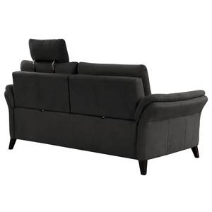 Sofa Wintertime (3-Sitzer) Webstoff Palila: Schwarz