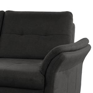 Sofa Wintertime (3-Sitzer) Webstoff Palila: Schwarz