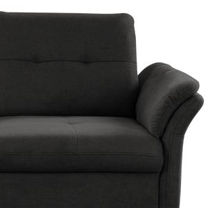 Sofa Wintertime (3-Sitzer) Webstoff Palila: Schwarz