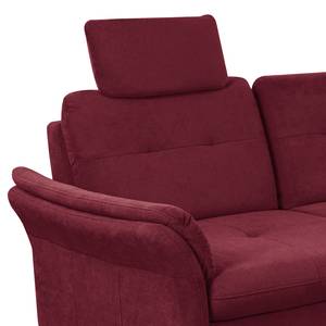 Ecksofa Wintertime Webstoff Palila: Beere - Longchair davorstehend rechts - Ohne Schlaffunktion