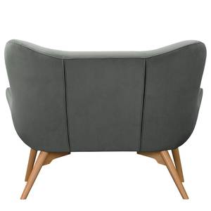 2-Sitzer Sofa BRAZIL Samt Vaia: Grau