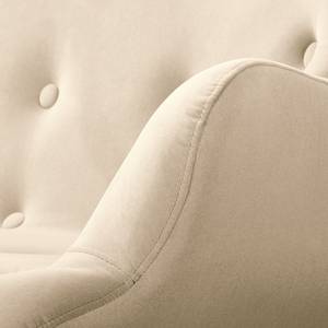 2-Sitzer Sofa BRAZIL Samt Vaia: Creme