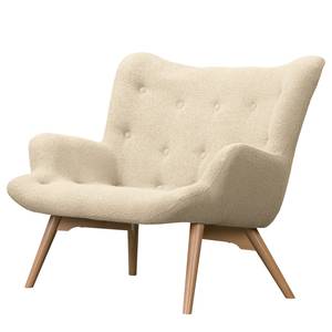 2-Sitzer Sofa BRAZIL Bouclé Stoff Nola: Beige