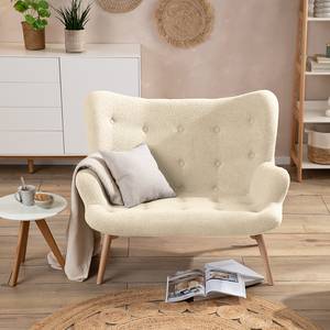 2-Sitzer Sofa BRAZIL Bouclé Stoff Nola: Beige