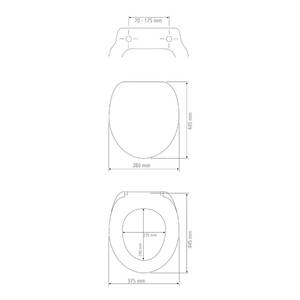 WC-Sitz Rollin'Art Red Blossom Duroplast / Edelstahl - Mehrfarbig