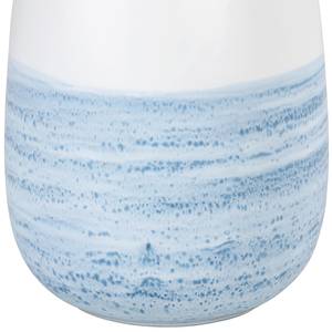 Vorratsdose Mala Keramik / Bambus - Blau / Weiß - Fassungsvermögen: 0.7 L