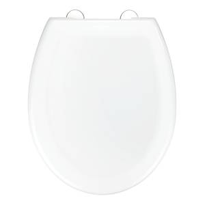 WC-Sitz Solaro Thermoplast / Edelstahl - Weiß