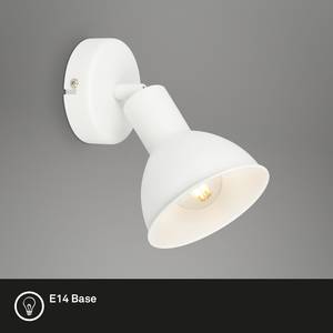 Wandlamp Spoula plaatstaal - 1 lichtbron - Wit