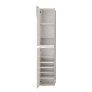 Garderobenschrank Mirror Weiß - Breite: 37 cm