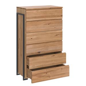 Ladekast Vedano II Bruin - Massief hout - 70 x 122 x 42 cm