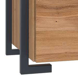 Ladekast Vedano II Bruin - Massief hout - 70 x 122 x 42 cm