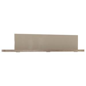 Wandplank Verdille hoogglans beige/antieke eikenhouten look