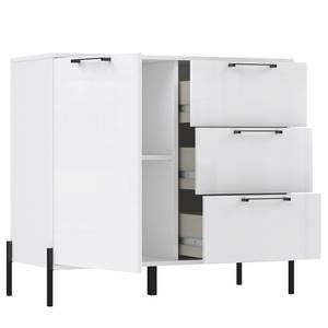 Buffet Ozora Blanc brillant / Blanc mat