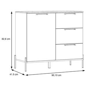 Buffet Ozora Blanc brillant / Blanc mat