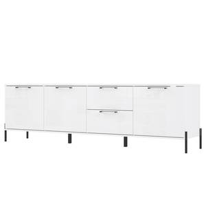 Dressoir Ozora III hoogglans wit/mat wit