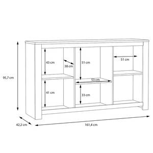 Dressoir Verolme I eikenhouten look