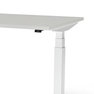 Scrivania regolabile eModel 2.0 Regolabile elettricamente - grigio / bianco - Larghezza: 120 cm - Altezza regolabile