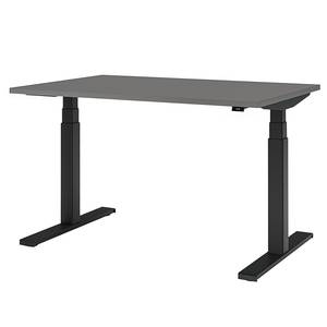 Verstellbarer Schreibtisch eModel 2.0 (Elektrisch höhenverstellbar) - Slate - Breite: 120 cm - Höhenverstellbar