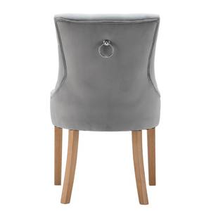 Chaises capitonnées Thrall (lot de 2) Gris lumineux