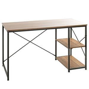 Schreibtisch Eibar I Metall - Eiche Dekor / Schwarz