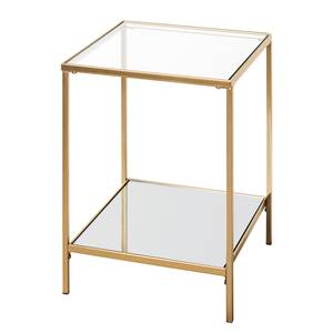 Tavolino Pag III Vetro / Metallo - Oro
