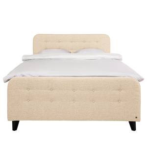 Boxspringbett Nordic Box XL Chenille GCP: 11 zinc - 140 x 200cm - H2