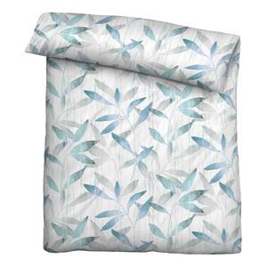 Bettwäsche 0560948 Polyester - Eisblau - 155 x 220 cm + Kissen 80 x 80 cm