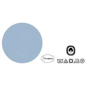 Beddengoed mako-satijn 0616233 katoen - hemelsblauw - 135x200cm + kussen 80x80cm