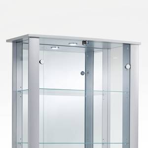 Vitrine Nysa Inkl. Beleuchtung - Silber