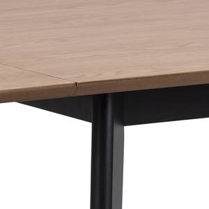 Table pliante Rigby Extensible - Chêne sauvage / Noir