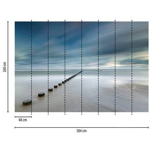 Fotomurale See Natur Tessuto non tessuto - Blu / Grigio - 3,84cm x 2,6cm