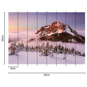 Fotobehang Bergen Alpen vlies - 3,84cm x 2,6cm