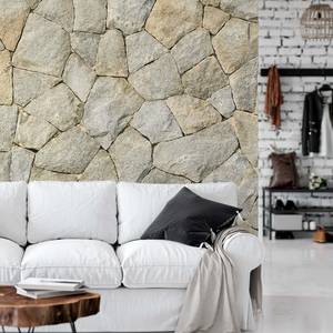 Papier peint Natural Stone Wall Intissé - 3,84 x 2,6 cm