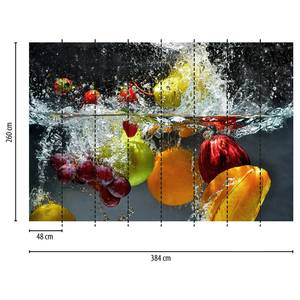 Fotobehang Refreshing Fruit Kleurrijk vlies - 3,84cm x 2,6cm