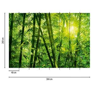 Fotobehang Bamboo Forest II vlies - 3,84cm x 2,6cm