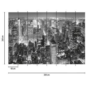 Fotomurale Midtown New York Tessuto non tessuto - Nero / Bianco - 3,84cm x 2,6cm