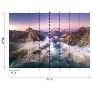 Fotomurale Over the Mountains Tessuto non tessuto -  3,84cm x 2,6cm - Larghezza: 3.8 cm