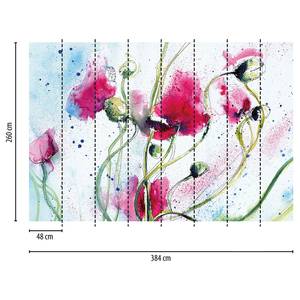 Fotobehang Poppies Bloemen vlies - 3,84cm x 2,6cm