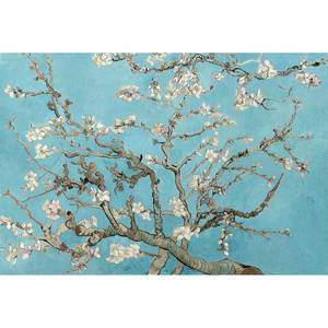 Papier peint van Gogh Almond Blossom Intissé - Bleu / Gris / Blanc - 3,84 x 2,6 cm