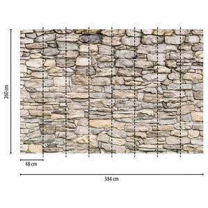 Fotobehang Stone Wall Steen vlies - 3,84cm x 2,6cm