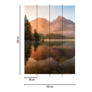 Fotobehang Mountain Lake II vlies - 1,92cm x 2,6cm