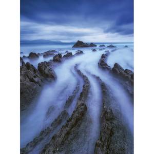 Fototapete Seascape See Natur Vlies - Blau / Weiß / Grau