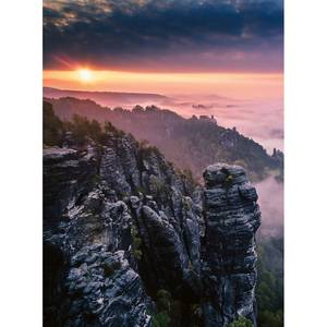 Fotobehang Sunrise On The Rocks vlies - 1,92cm x 2,6cm