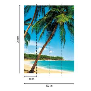 Fotobehang Eiland Strand vlies - 1,92cm x 2,6cm