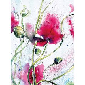 Fototapete Watercolour Flower Vlies - Mehrfarbig